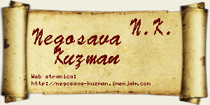 Negosava Kuzman vizit kartica